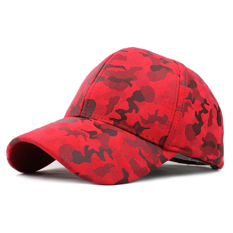 Cute Comfortable Camouflage Cotton Unisex Cap - Blue Force Sports