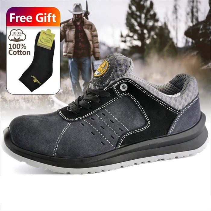Men's Cow Suede Breathable Boots - Blue Force Sports
