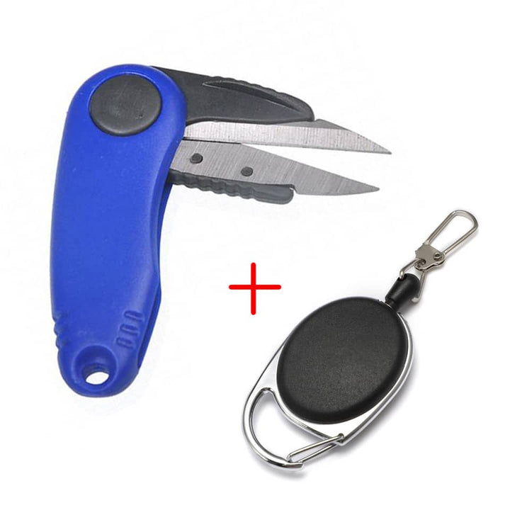 Stainless Steel Folding Fishing Scissors - Blue Force Sports