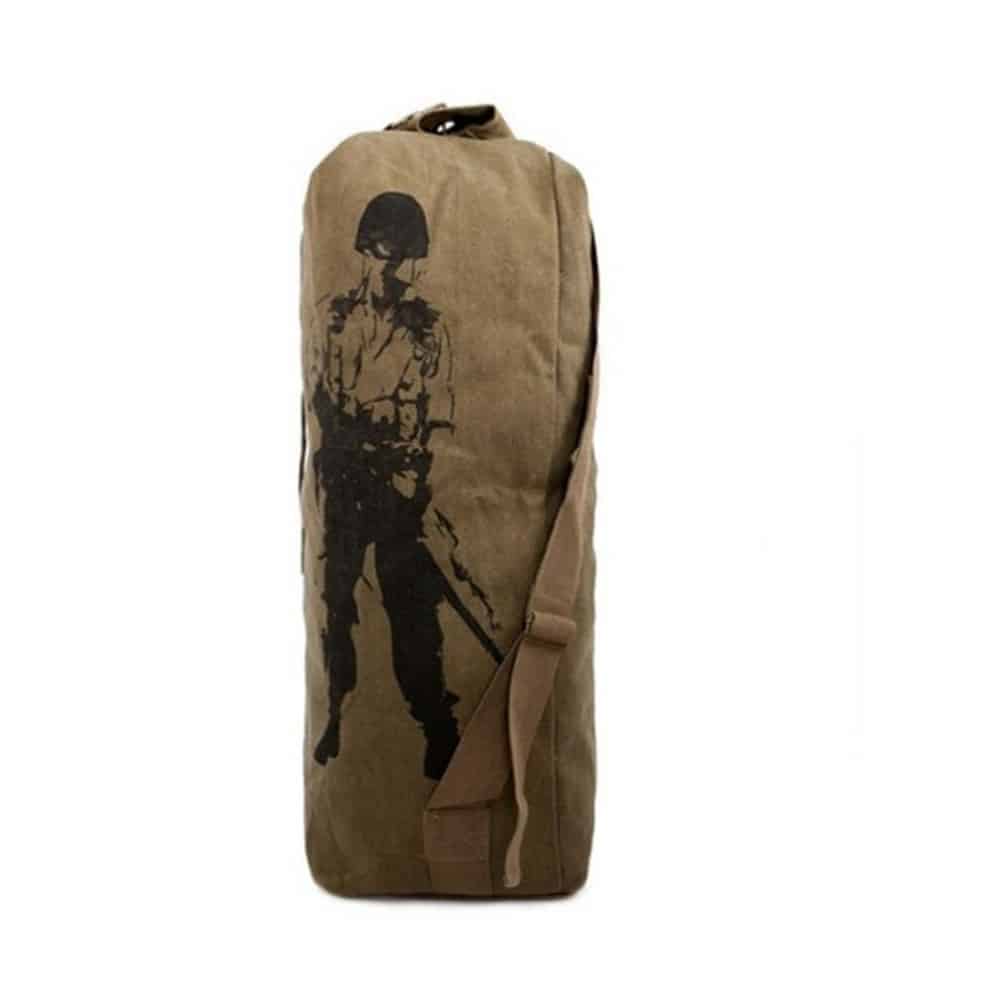 High Quality Multifunctional Durable Canvas Travel Backpack - Blue Force Sports