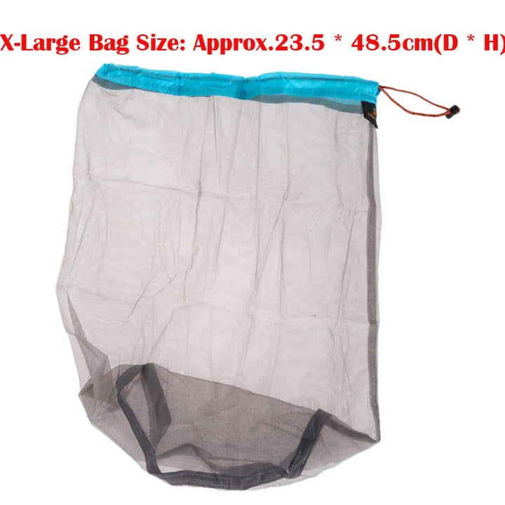 Useful Multifunctional Ultralight Meshy Camping Storage Bag - Blue Force Sports