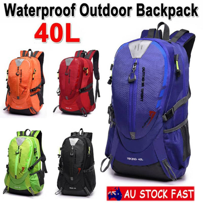Large Capacity Hiking Camping Bag - Blue Force Sports