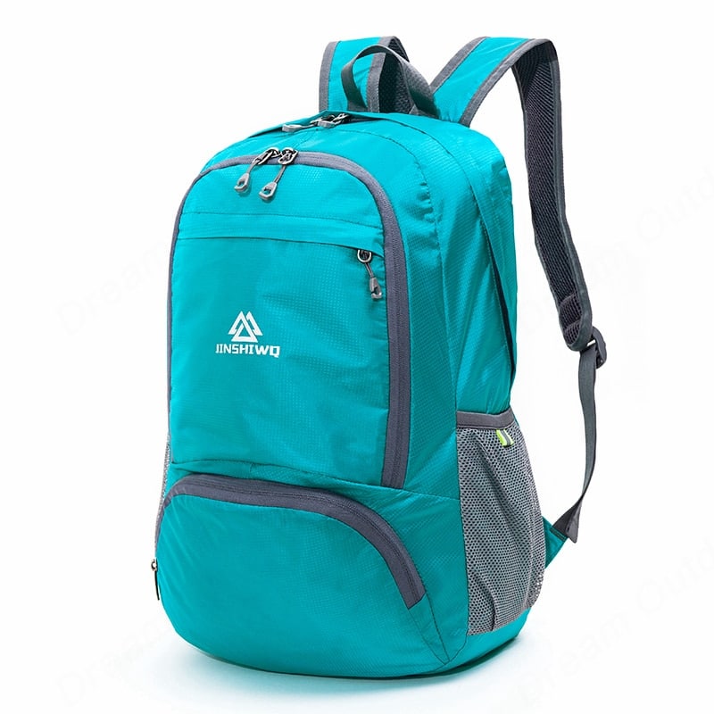 Foldable Nylon Waterproof Climbing Backpack - Blue Force Sports