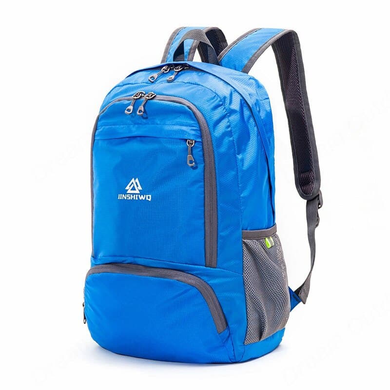 Foldable Nylon Waterproof Climbing Backpack - Blue Force Sports
