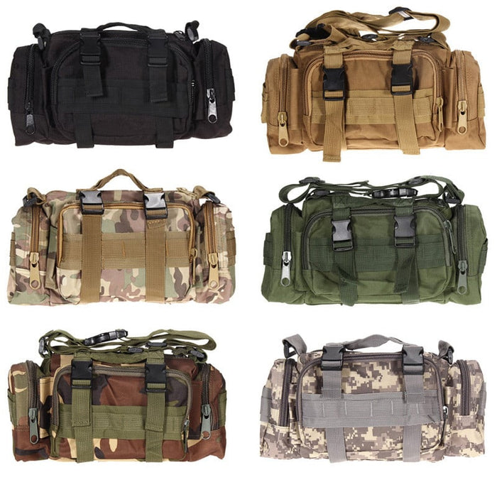 Outdoor Waterproof Military Waist Bags - Blue Force Sports