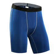Men's Sports Spandex Compression Running Tights - Blue Force Sports