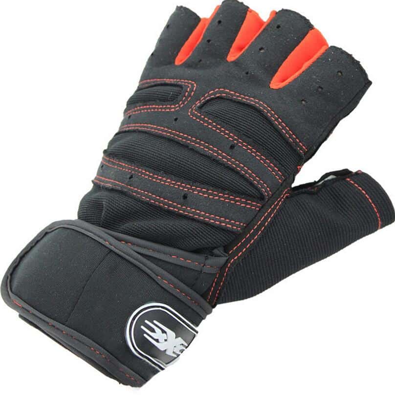 Men's Half Finger Fitness Gloves with Silicone Pads - Blue Force Sports