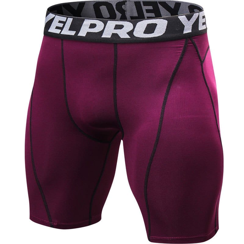 Men's Sports Spandex Compression Running Tights - Blue Force Sports