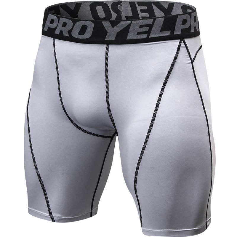 Men's Sports Spandex Compression Running Tights - Blue Force Sports