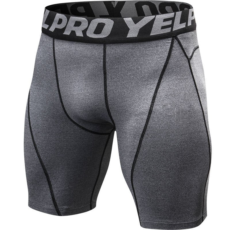 Men's Sports Spandex Compression Running Tights - Blue Force Sports