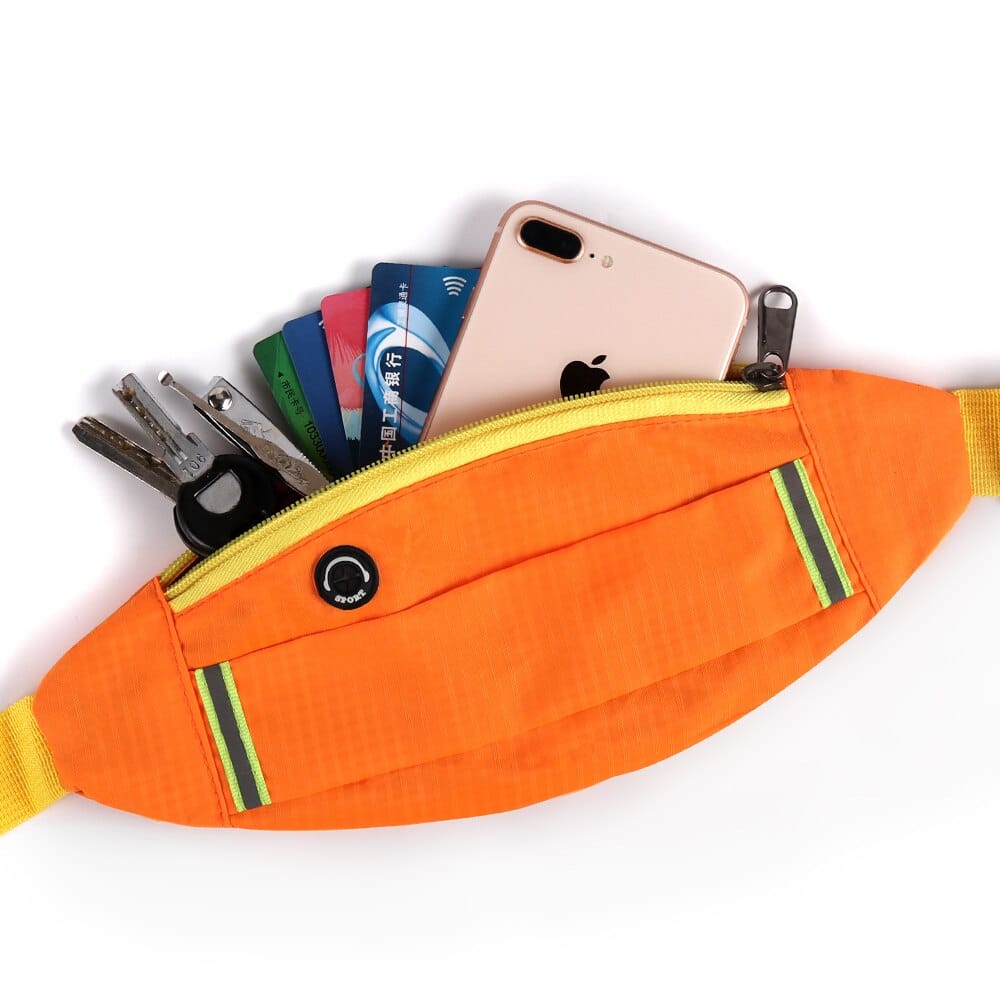 Reflective Running Waist Bag - Blue Force Sports