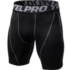 Men's Sports Spandex Compression Running Tights - Blue Force Sports