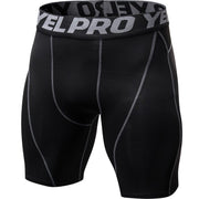 Men's Sports Spandex Compression Running Tights - Blue Force Sports