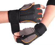 Half-Finger Workout Gloves - Blue Force Sports