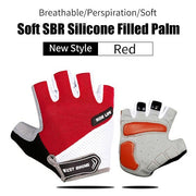 Half Finger Bike Gloves - Blue Force Sports