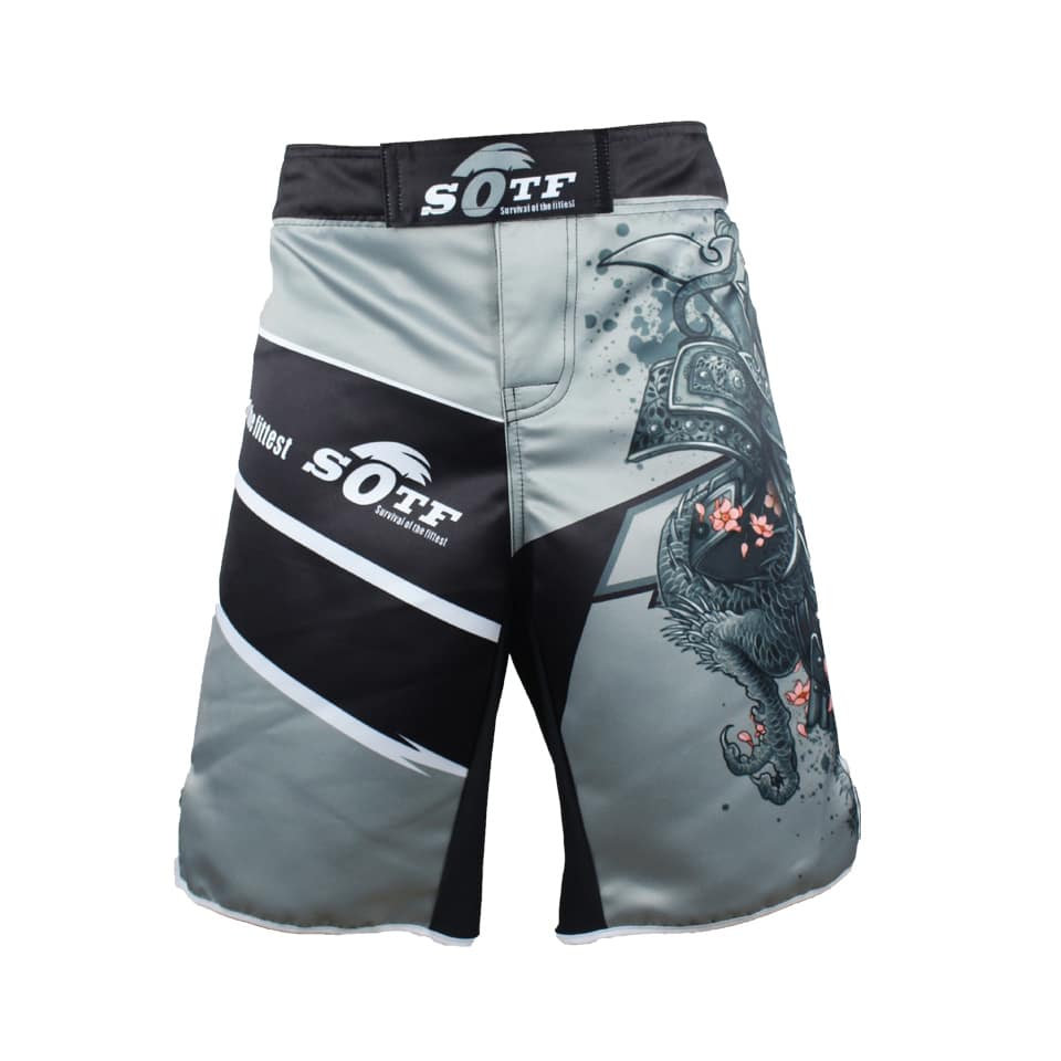 Men's Japanese Style Gray Sports Shorts - Blue Force Sports