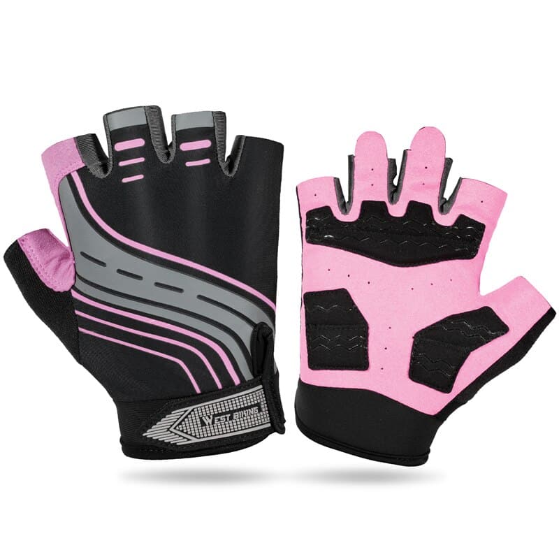 Half Finger Bike Gloves - Blue Force Sports