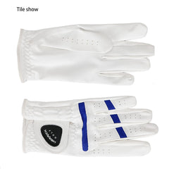 Men's White Golf Glove - Blue Force Sports
