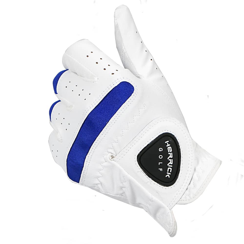 Men's White Golf Glove - Blue Force Sports
