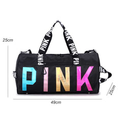 Holographic Pink Gym Bag - Blue Force Sports
