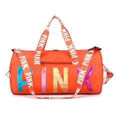 Holographic Pink Gym Bag - Blue Force Sports