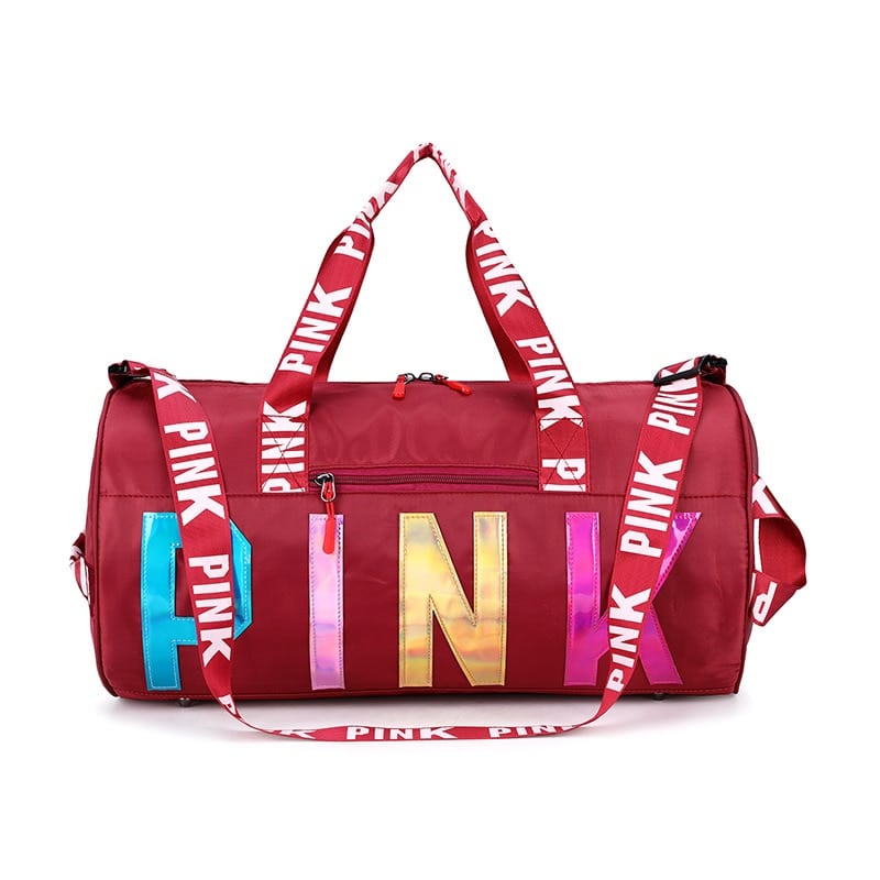 Holographic Pink Gym Bag - Blue Force Sports