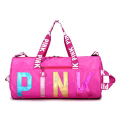 Holographic Pink Gym Bag - Blue Force Sports