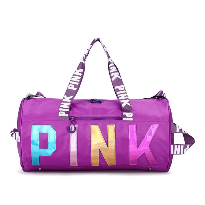 Holographic Pink Gym Bag - Blue Force Sports