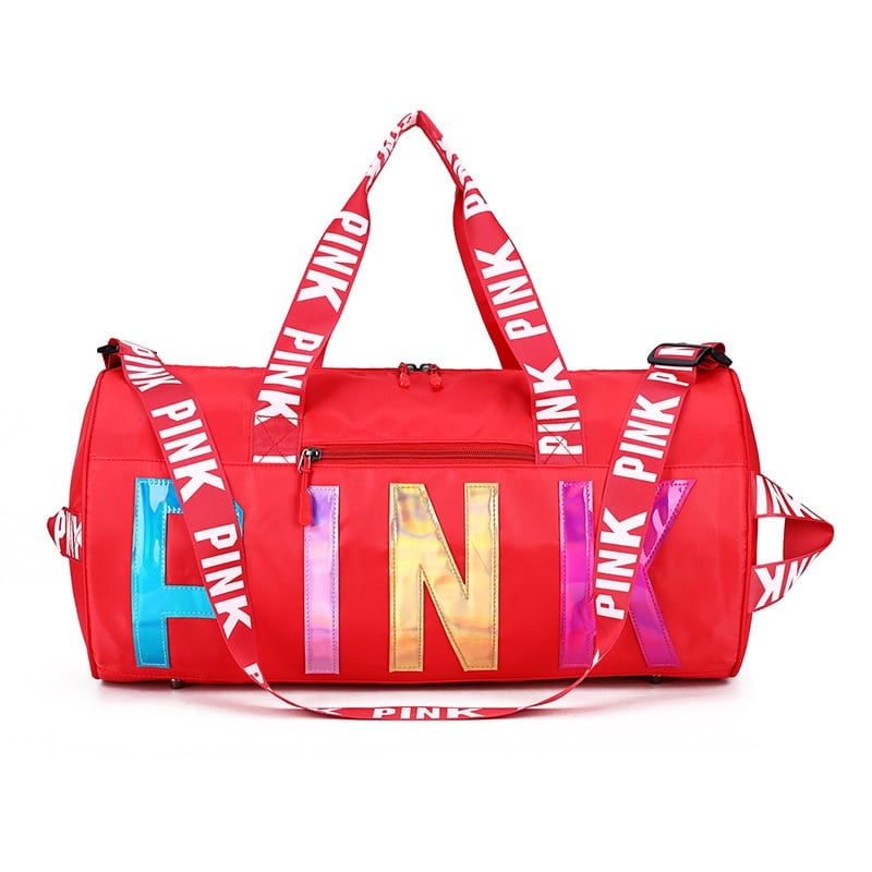 Holographic Pink Gym Bag - Blue Force Sports