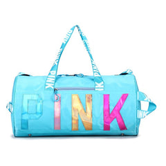 Holographic Pink Gym Bag - Blue Force Sports