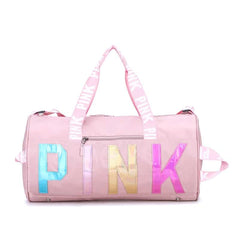 Holographic Pink Gym Bag - Blue Force Sports