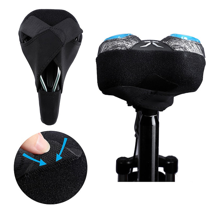 3D Design Silicon Bicycle Saddle Cover - Blue Force Sports