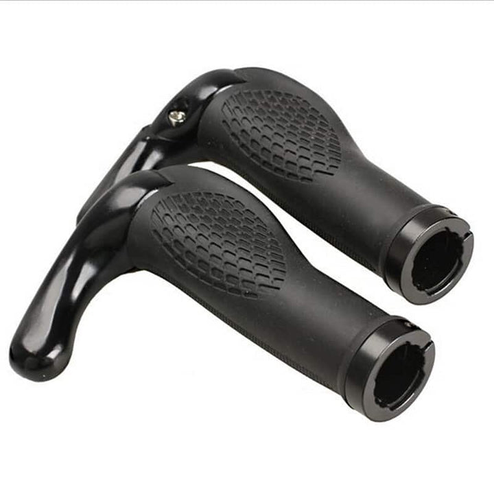 Soft Rubber Bicycle Handle Grips - Blue Force Sports