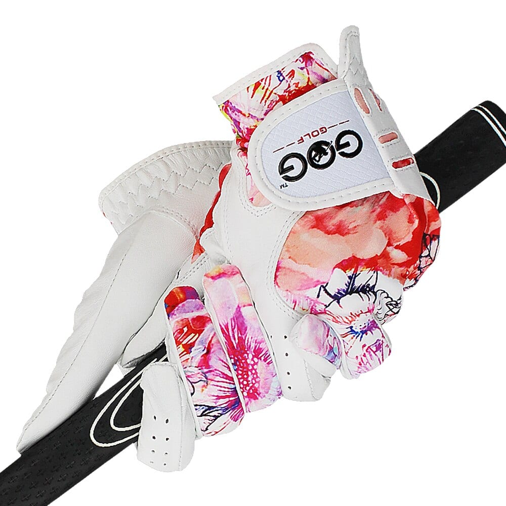 Floral Pattern Golf Gloves - Blue Force Sports