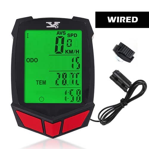 Wireless Mini Bicycle Speedometer Computer - Blue Force Sports