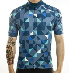 Cute Professional Quick-Drying Breathable Men's Cycling Jersey - Blue Force Sports