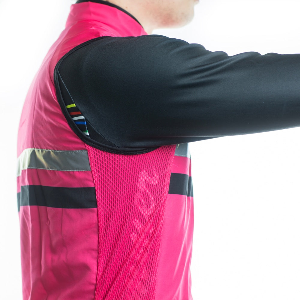Professional Quick-Drying Windproof Reflective Men’s Cycling Vest - Blue Force Sports