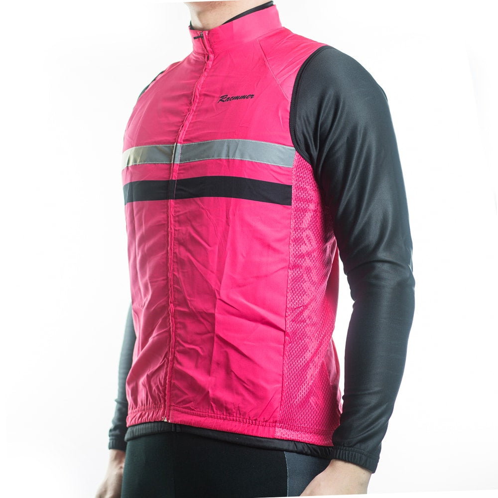 Professional Quick-Drying Windproof Reflective Men’s Cycling Vest - Blue Force Sports