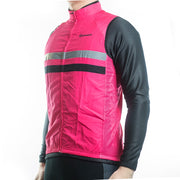 Professional Quick-Drying Windproof Reflective Men’s Cycling Vest - Blue Force Sports