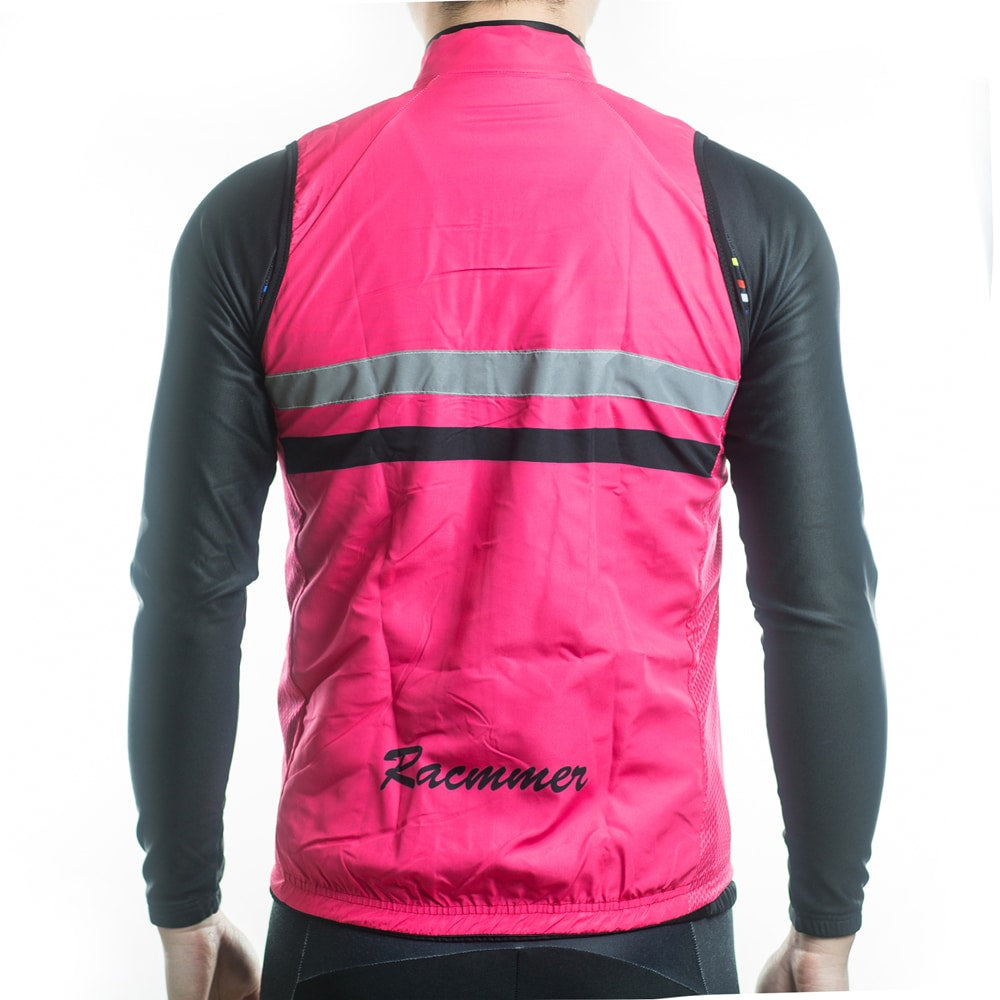 Professional Quick-Drying Windproof Reflective Men’s Cycling Vest - Blue Force Sports