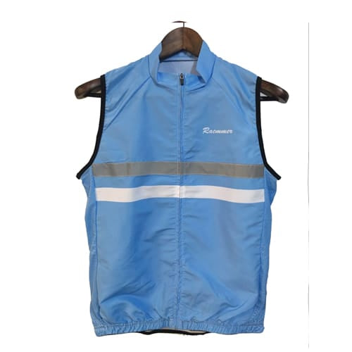 Professional Quick-Drying Windproof Reflective Men’s Cycling Vest - Blue Force Sports
