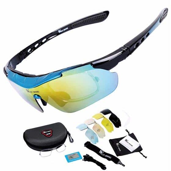 5 Lenses Outdoor Cycling Glasses - Blue Force Sports