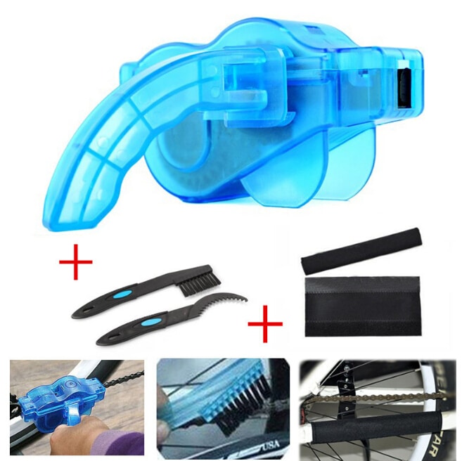 Professional Blue Quick Washing Bicycle Cleaning Tools Set