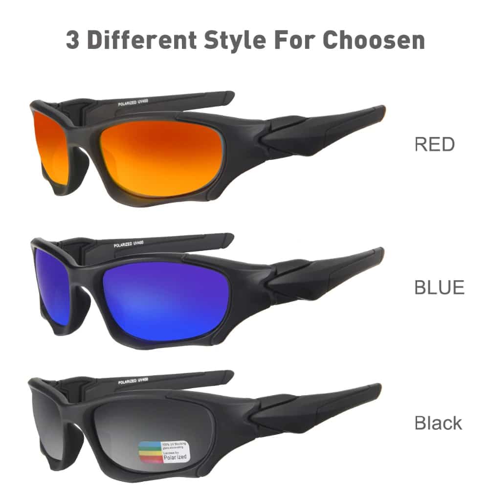 Unisex UV400 Anti-Glare Polarized Sport Sunglasses - Blue Force Sports