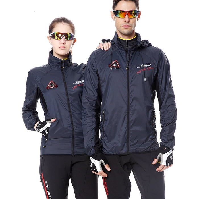 Summer Windproof Breathable Unisex Nylon Riding Jacket - Blue Force Sports