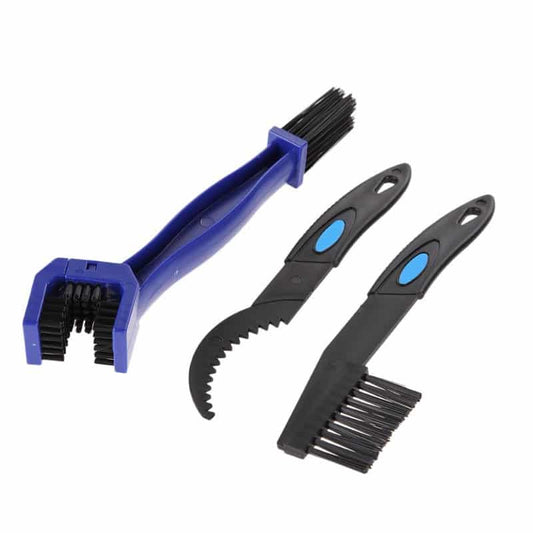 3 Pieces of Bicycle Chain Cleaning Brush - Blue Force Sports