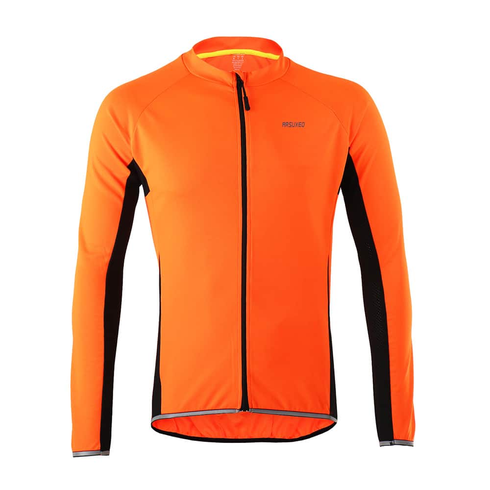 Men's Long & Short Sleeve Cycling Jersey with Zipper - Blue Force Sports