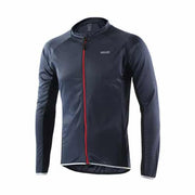 Men's Long & Short Sleeve Cycling Jersey with Zipper - Blue Force Sports