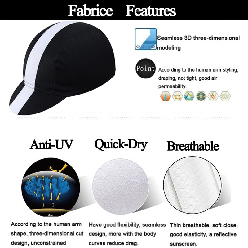 Breathable Quick-Dry Men's Cycling Cap - Blue Force Sports