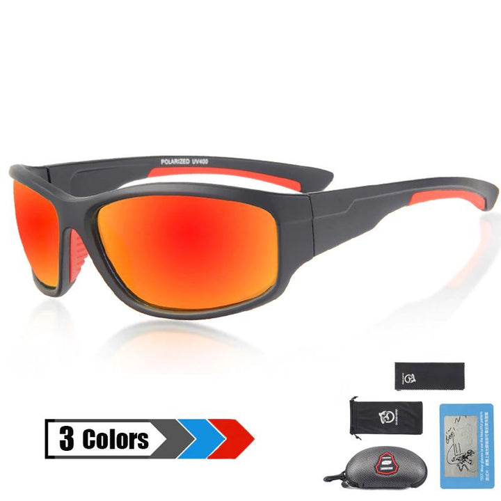 Scratch-Resistant Polarized Sport Sunglasses - Blue Force Sports
